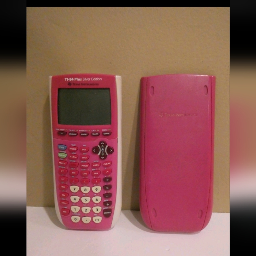 Texas Instruments TI-84 Silver Edition Pink